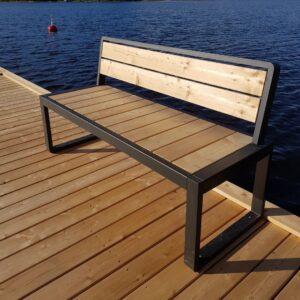Penkki: selkänojalla | ilman selkänojaa