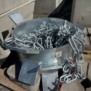Ankkurointipaketti, rengasankkureilla, 2 x 34 kg