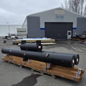 Putkiponttonilaituri 2,4 x 4,8 m - Tee-se-itse